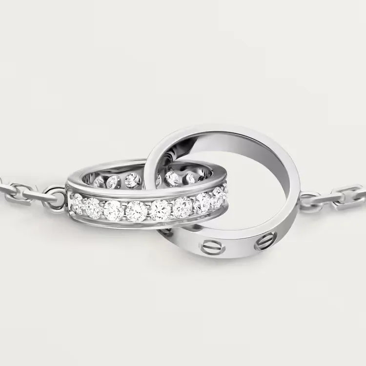 Love Bracelet White Gold Style Modern Romance