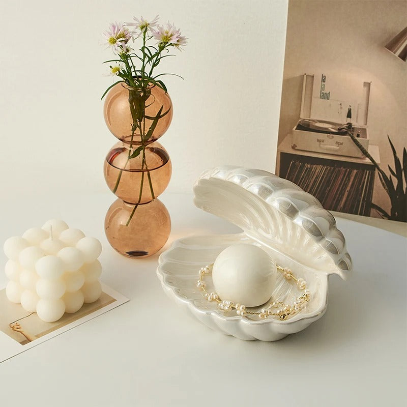 Pearl Shell Ceramic Lamp