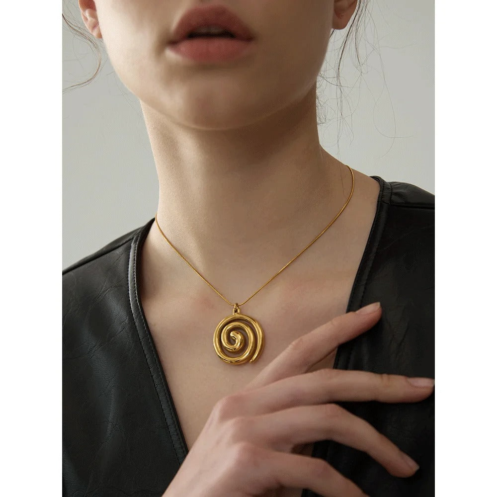 Statement Circle Pendant