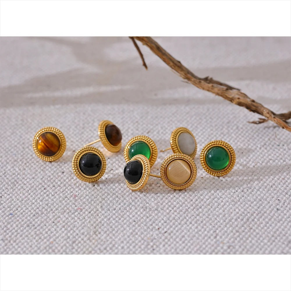 Natural Stone Earrings