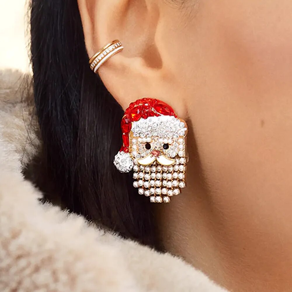 Christmas Santa Earrings