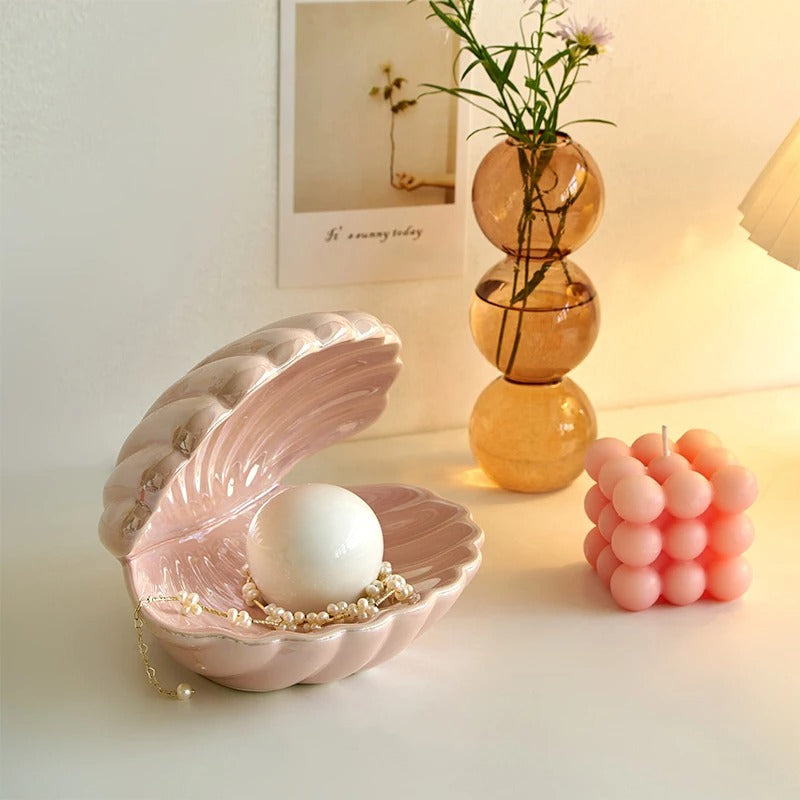 Pearl Shell Ceramic Lamp
