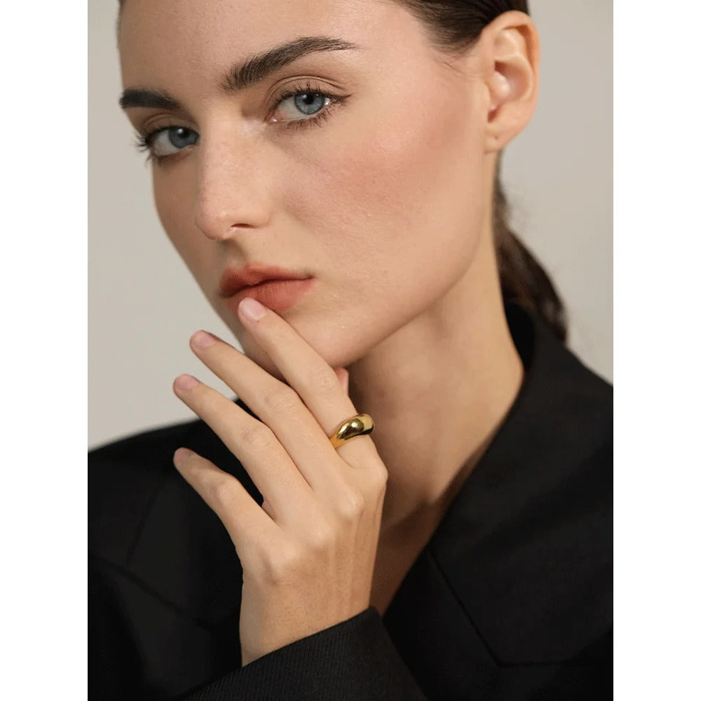 Stainless Steel Geometric Ring