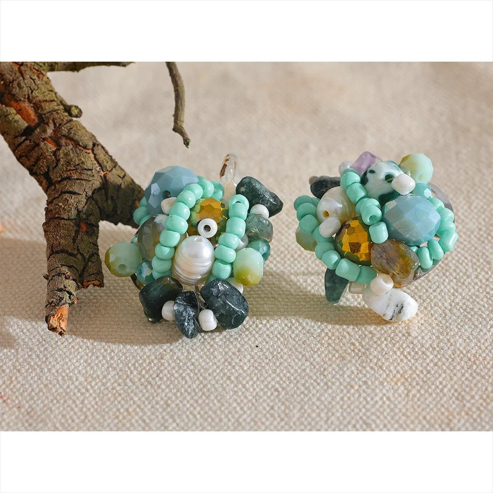 Pearl Crystal Earrings