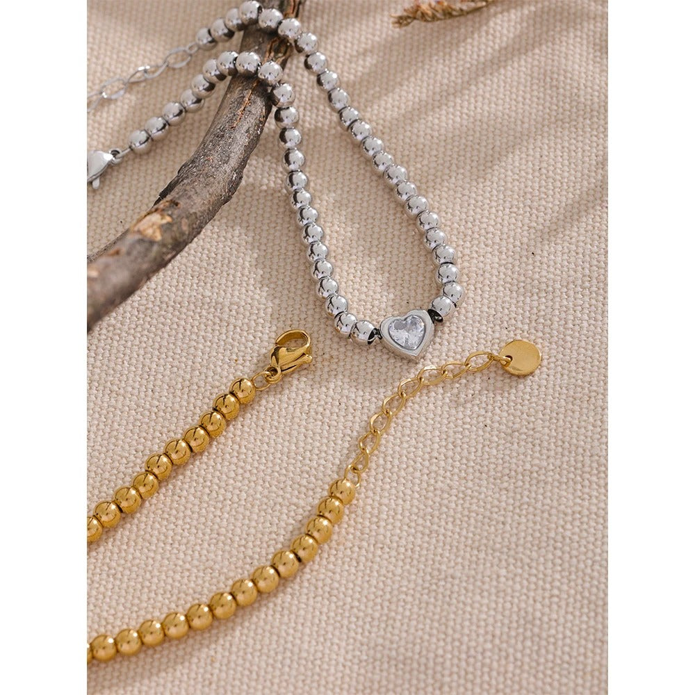 Heart Chain Bracelet