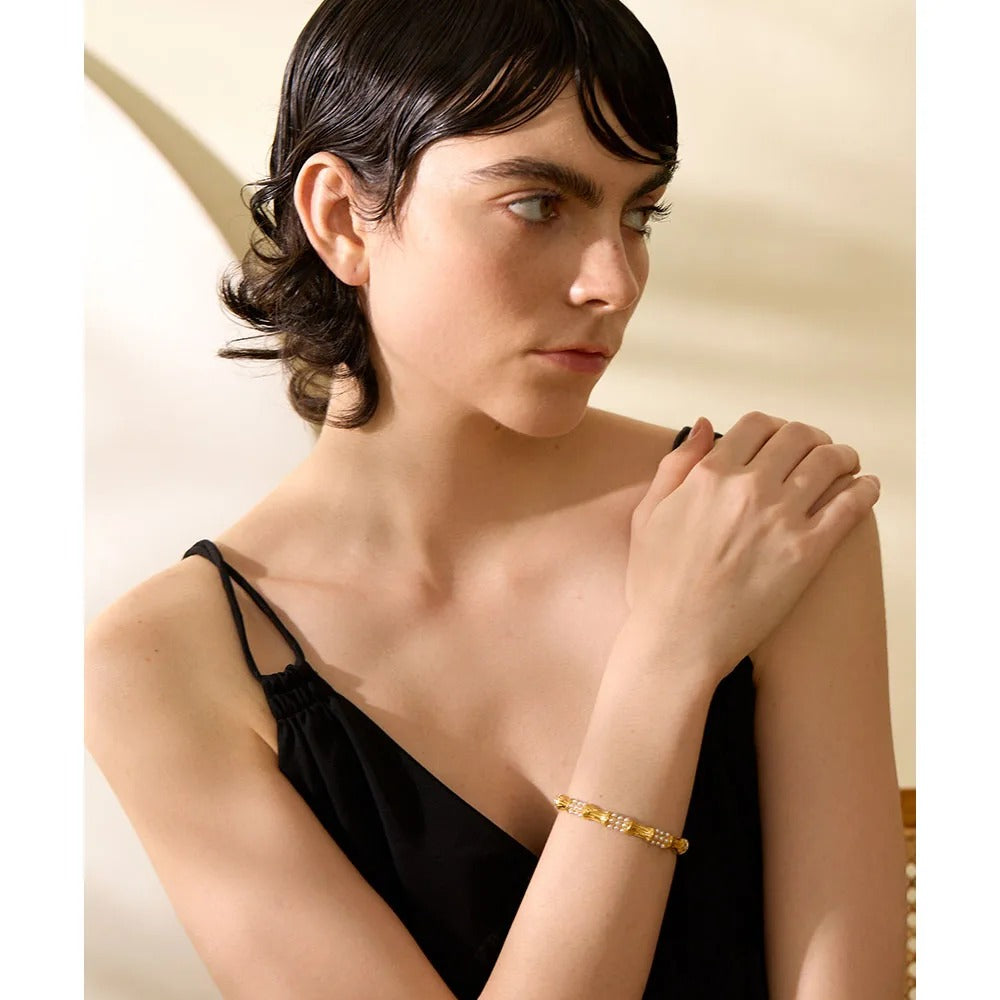 Pearls Cuff Bracelet