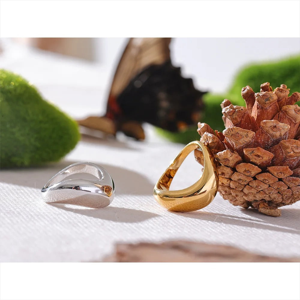 Stainless Steel Geometric Ring