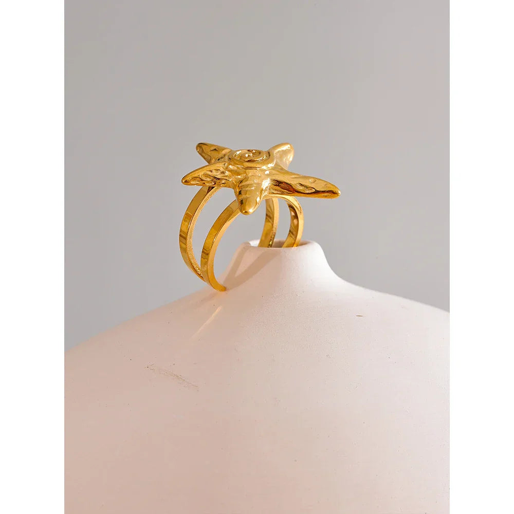 Starfish Open Ring