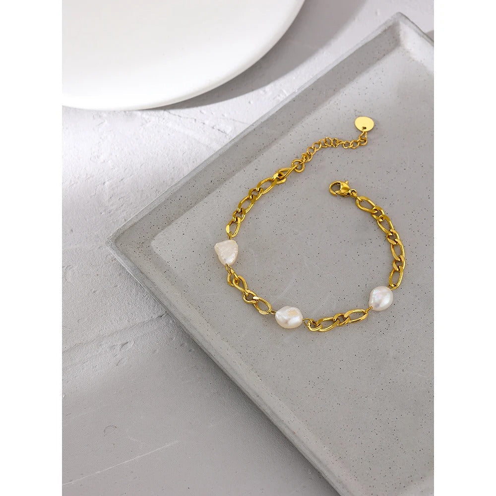Pearl Chain Bracelet