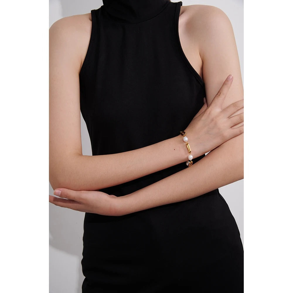 Pearl Chain Bracelet