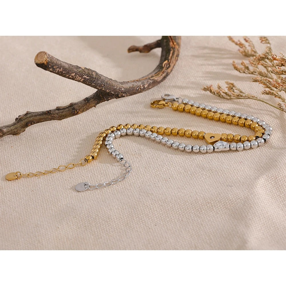 Heart Chain Bracelet