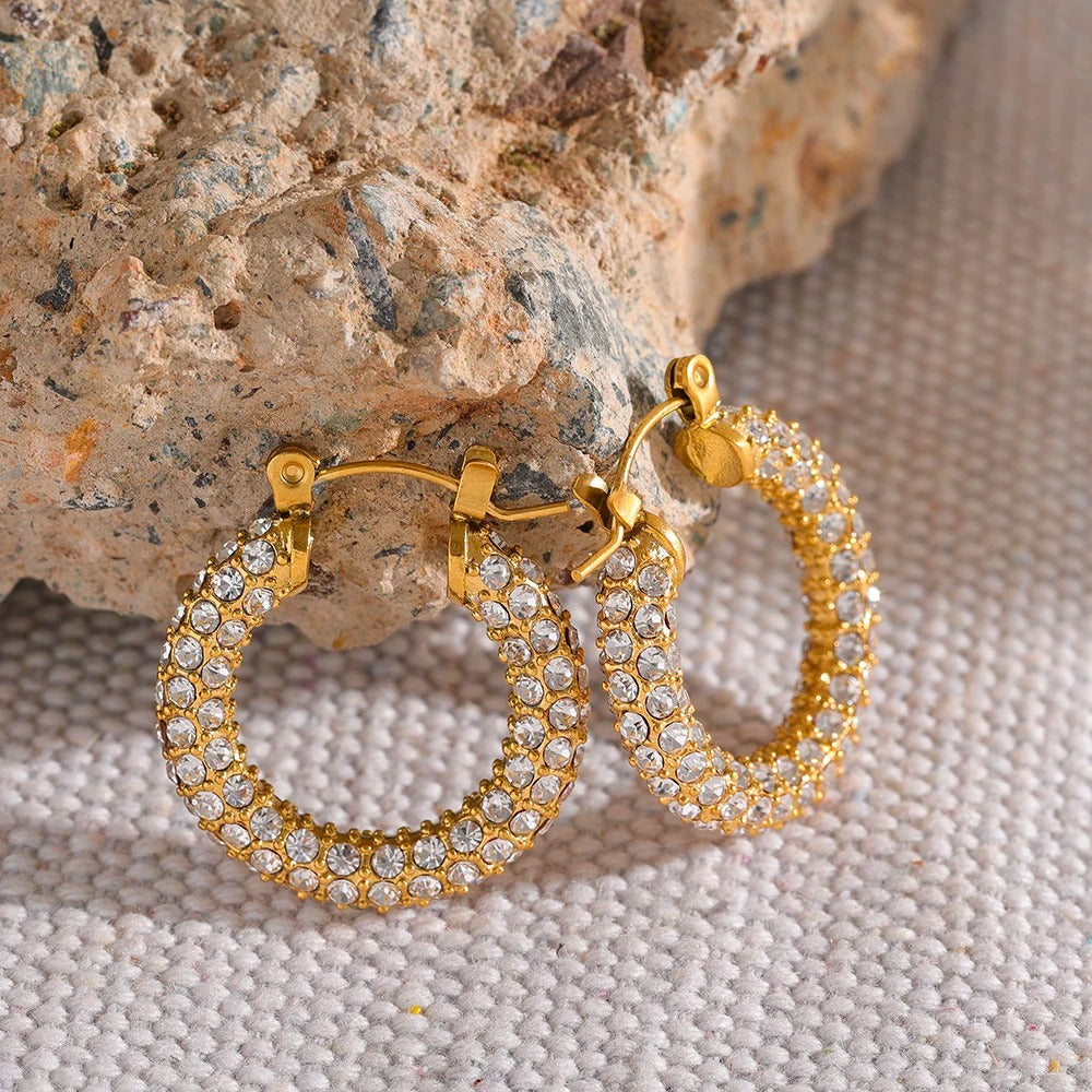 Huggie Diamond Earrings