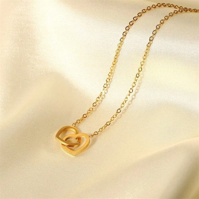 Double Heart Pendent