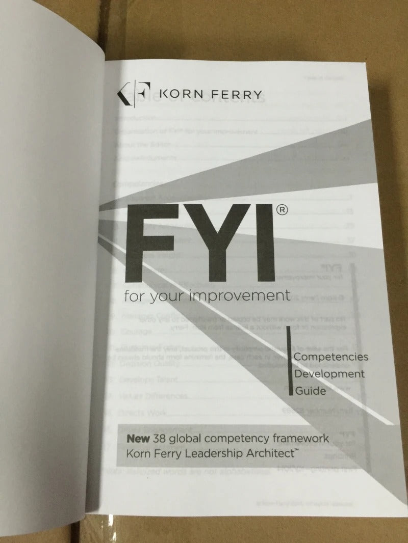 FYI: For Your Improvement - Competencies Development Guide, 6th Edition Paperback