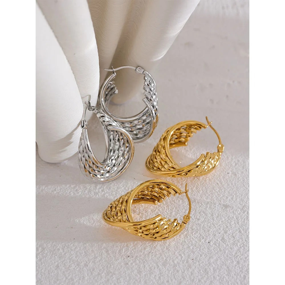 18K Gold Earrings