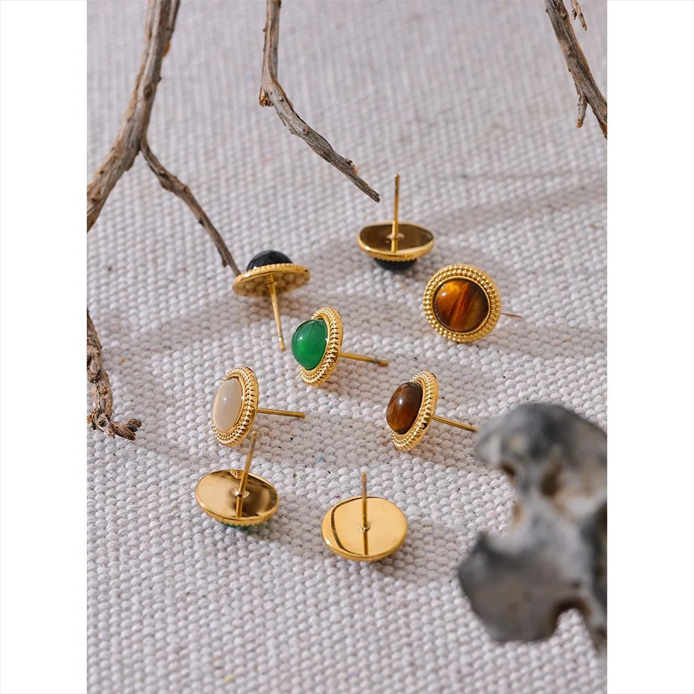 Natural Stone Earrings