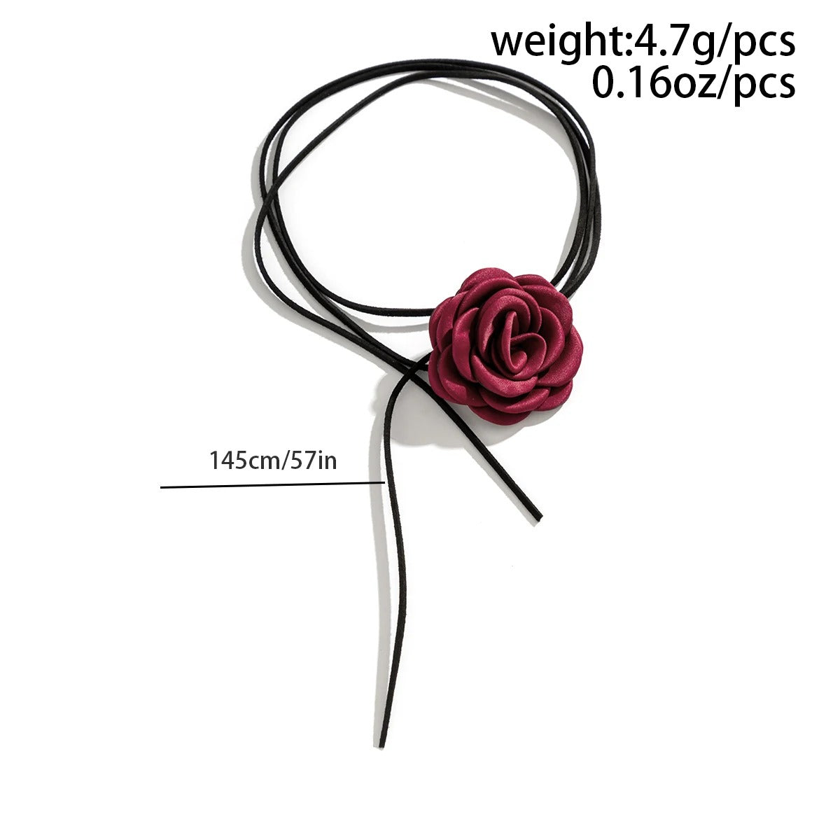 Grand Rose Clavicle Chain: Gothic Elegance