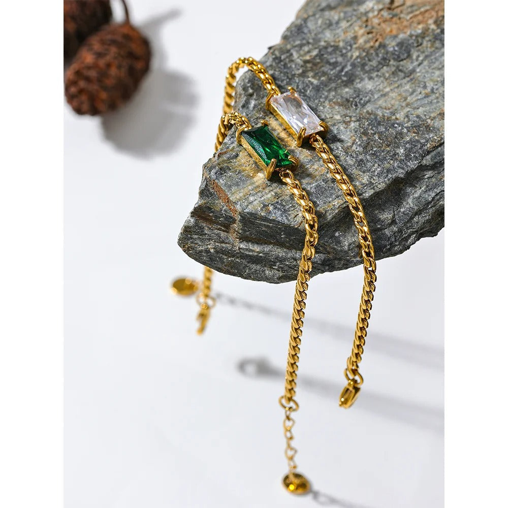 Chain Stone Bracelet
