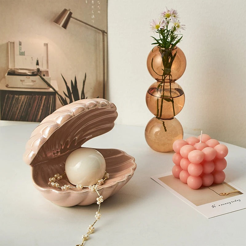 Pearl Shell Ceramic Lamp