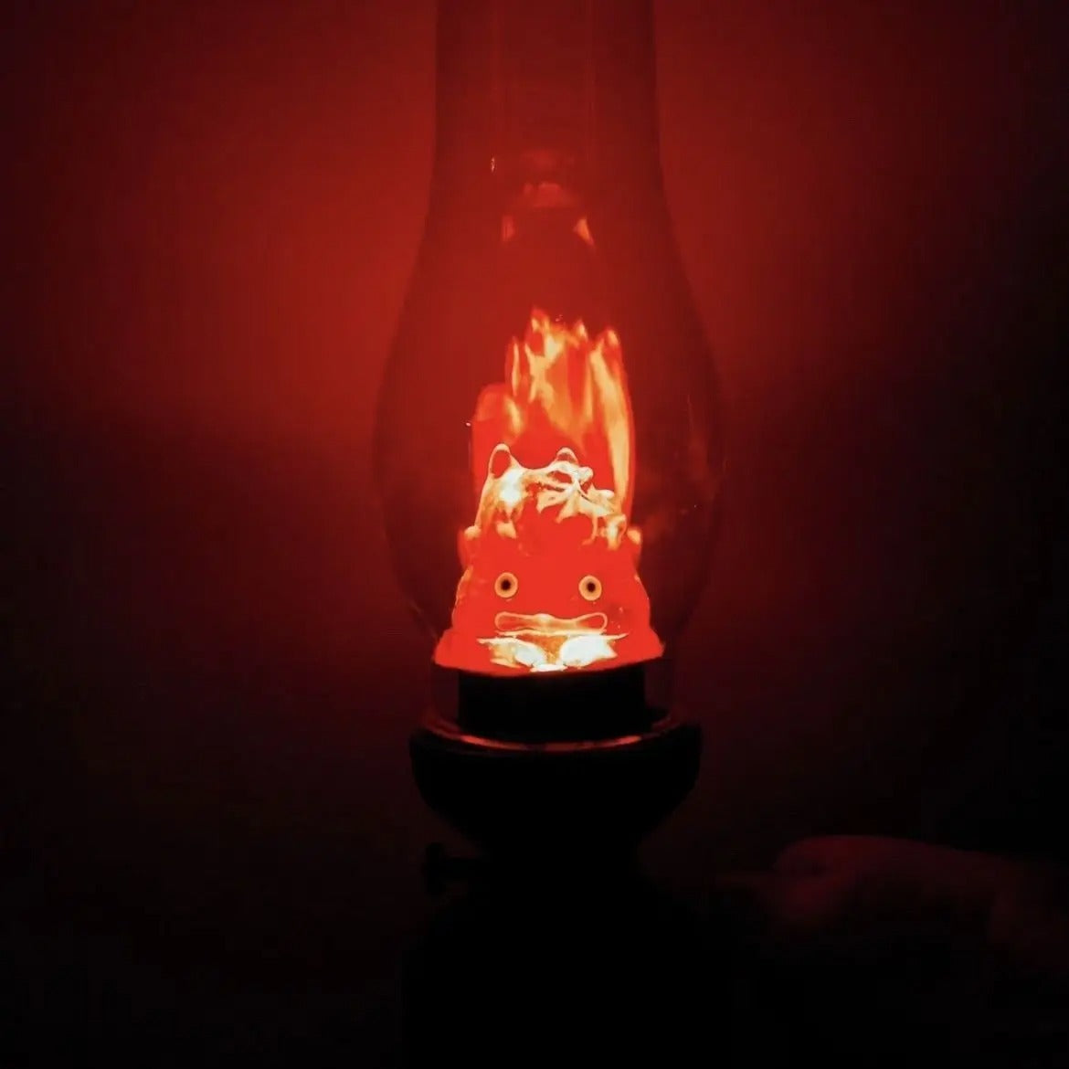 Hal's Castle Small Flame  KeRosene Candlestick Night Light, Luminescent Atmosphere Decoration