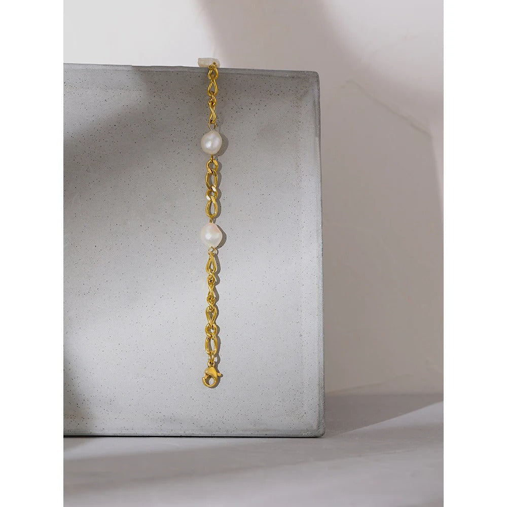 Pearl Chain Bracelet