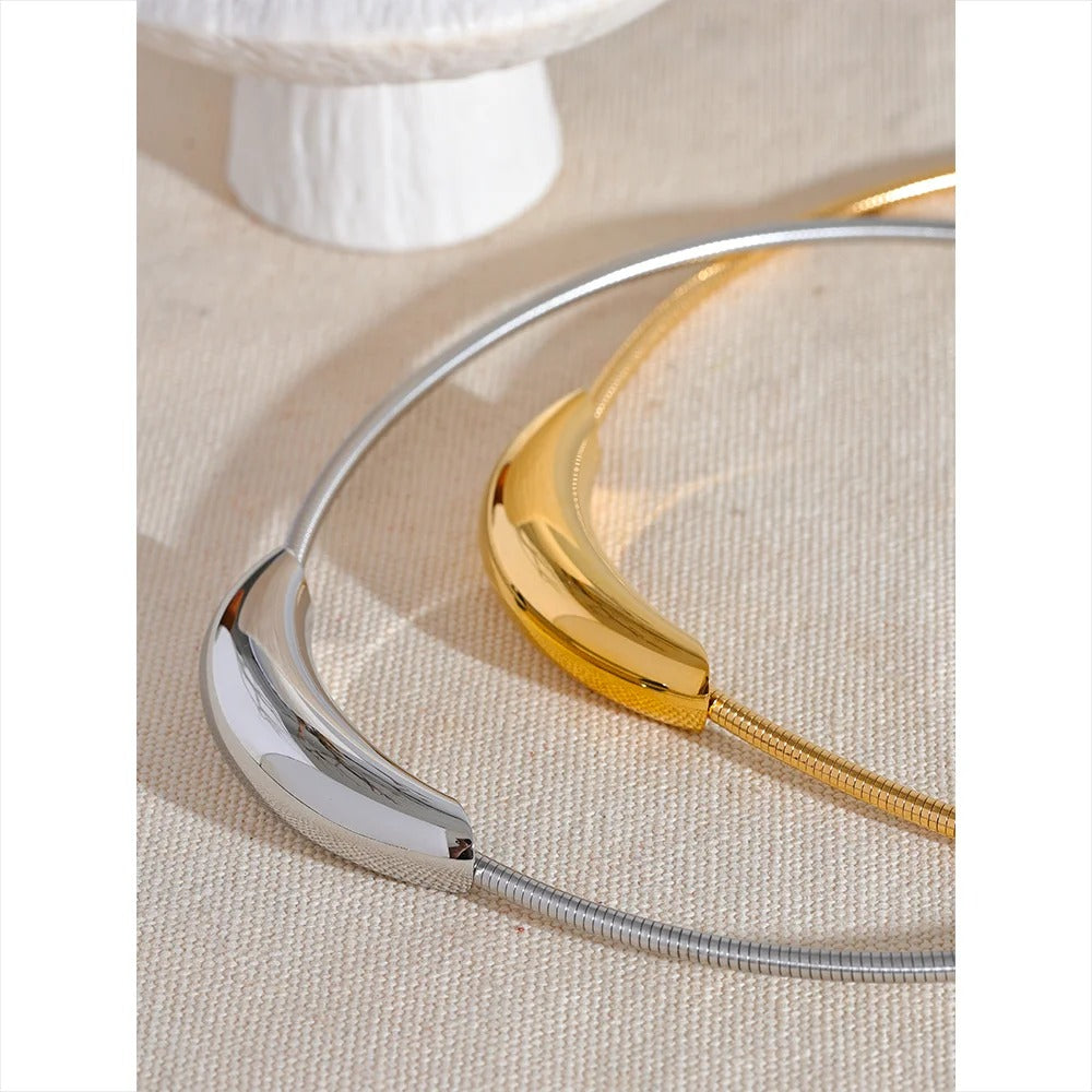 Chic Stainless Steel Choker Necklace