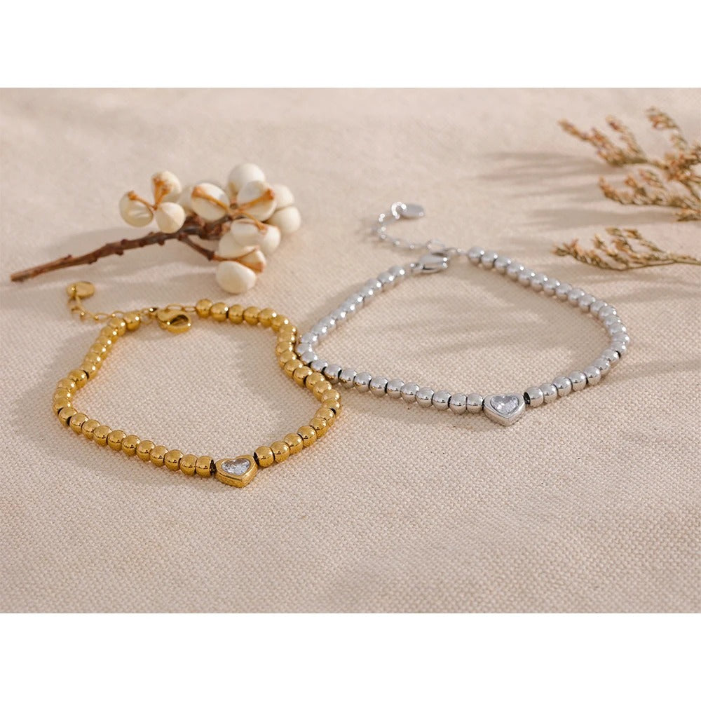 Heart Chain Bracelet
