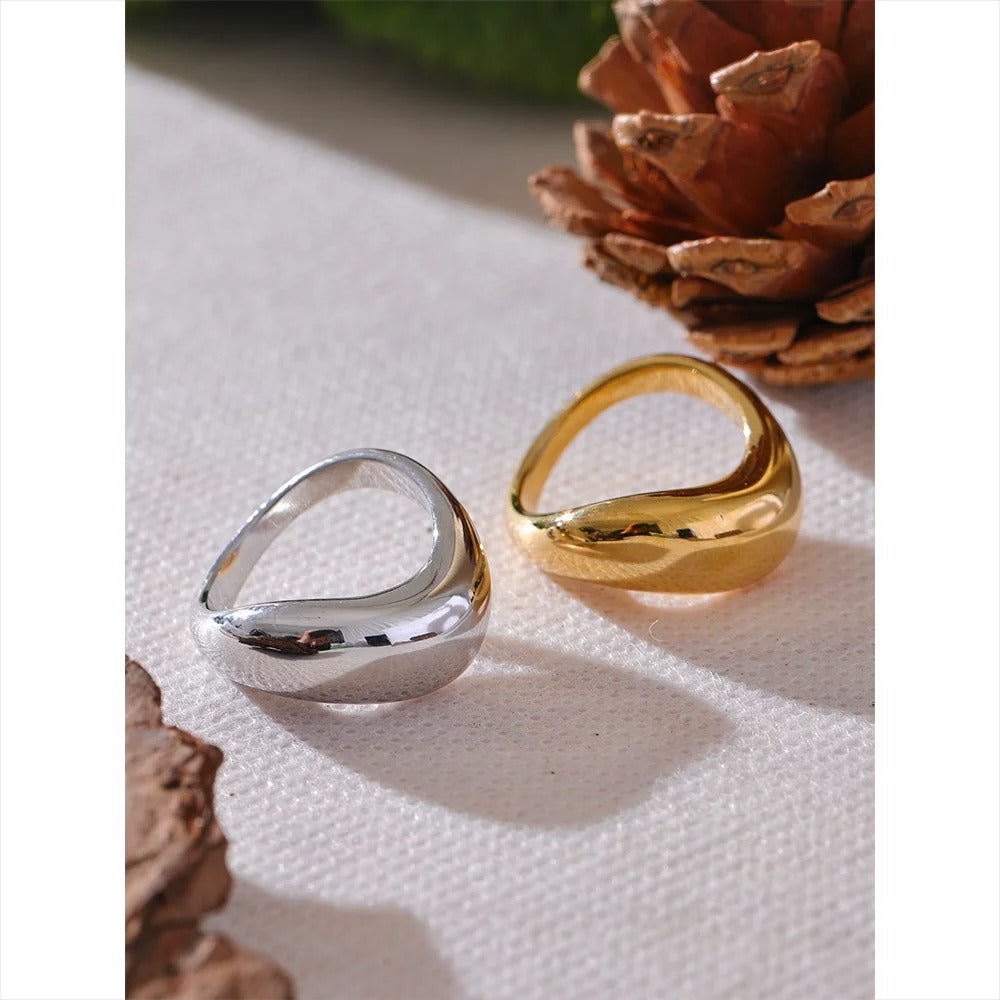 Stainless Steel Geometric Ring