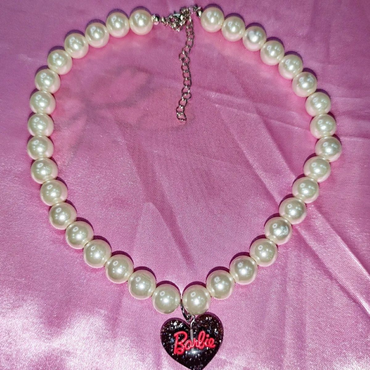 Barbie Pendant Pearl Necklace
