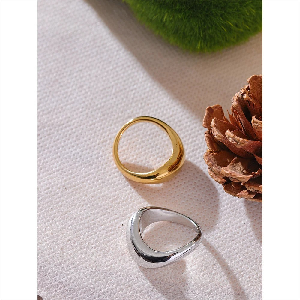Stainless Steel Geometric Ring