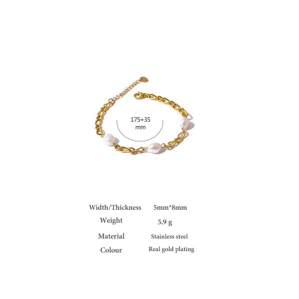 Pearl Chain Bracelet