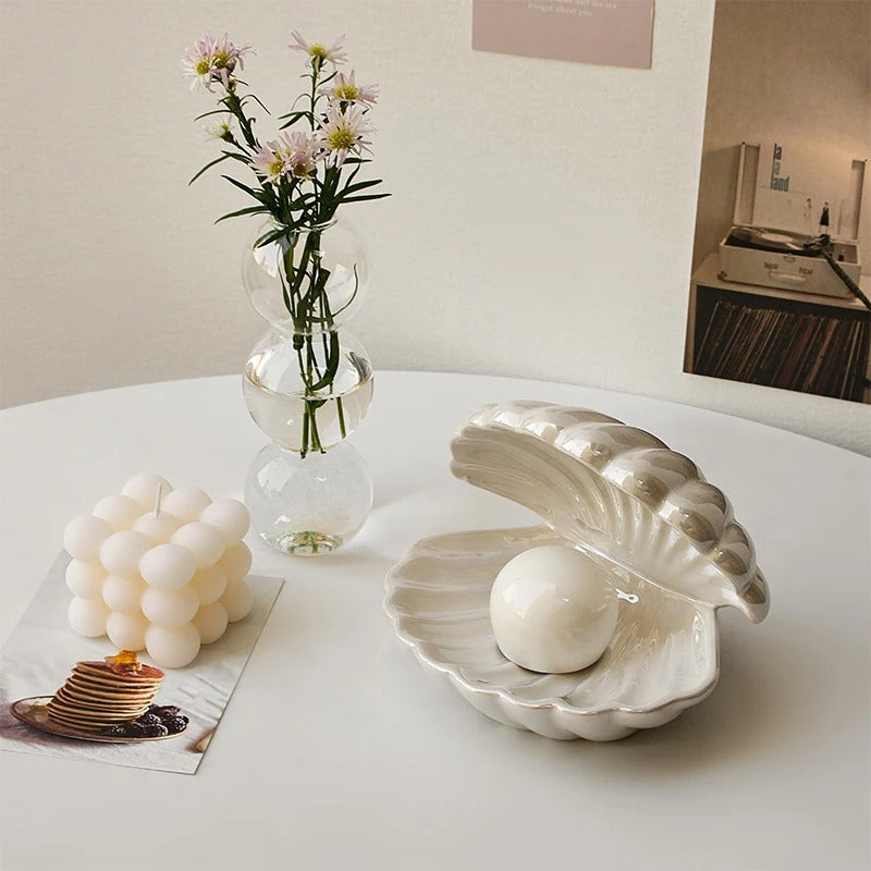 Pearl Shell Ceramic Lamp