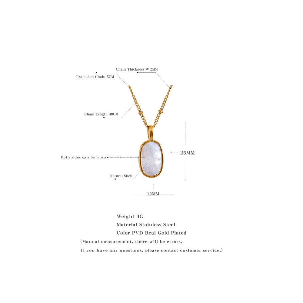 0 Shape ecklace