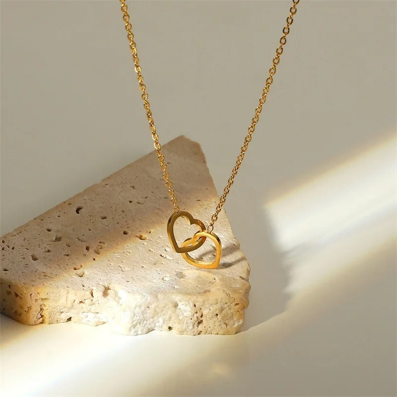 Double Heart Pendent