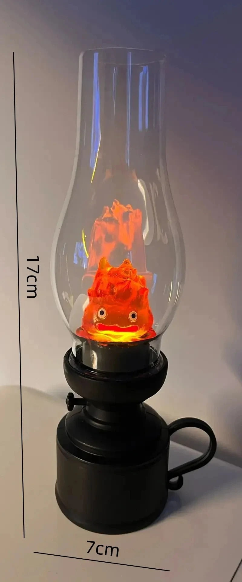 Hal's Castle Small Flame  KeRosene Candlestick Night Light, Luminescent Atmosphere Decoration