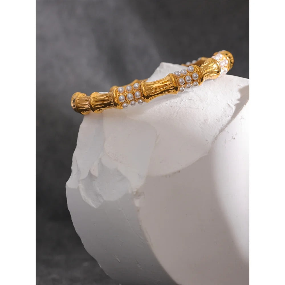 Pearls Cuff Bracelet