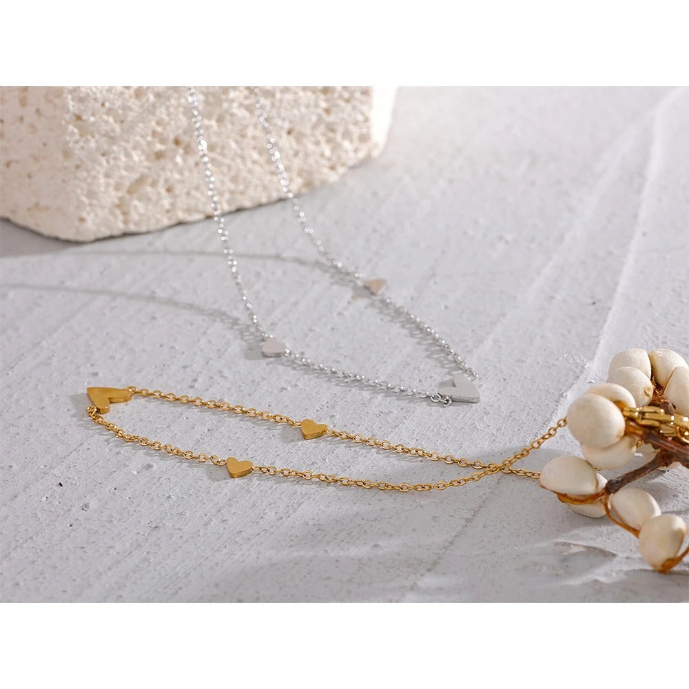 Heart Chain Bracelet
