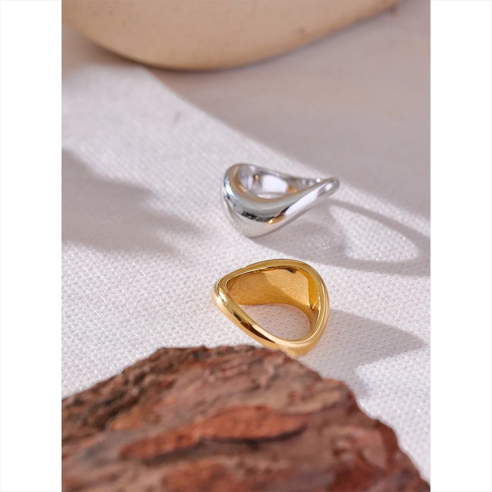 Stainless Steel Geometric Ring