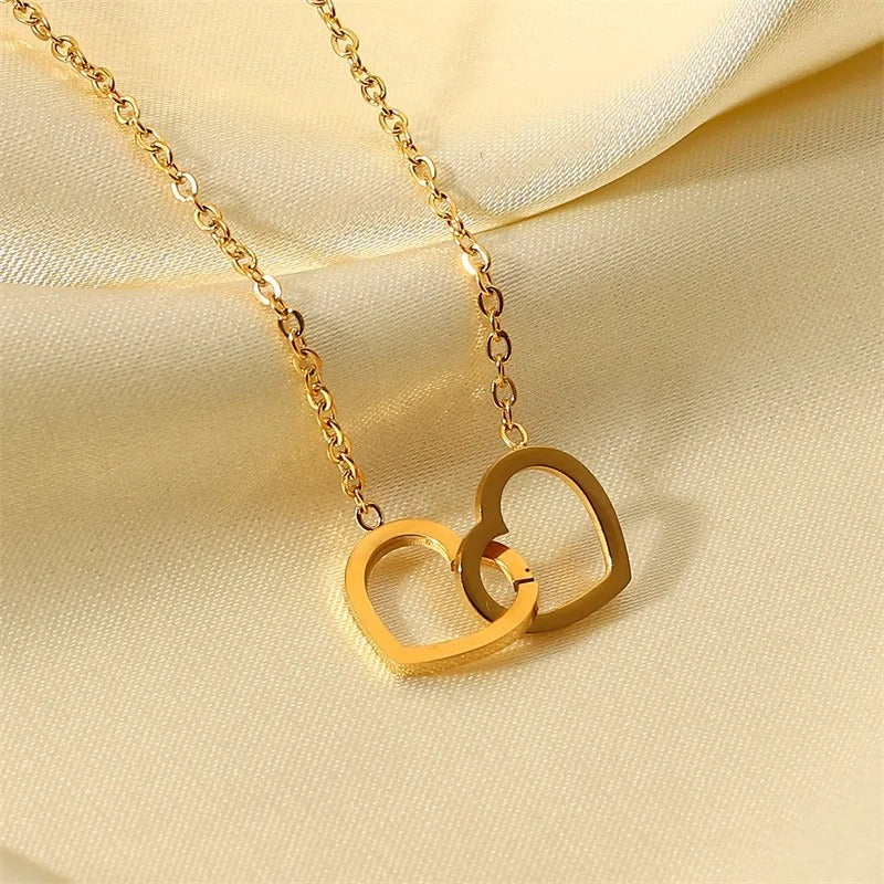 Double Heart Pendent