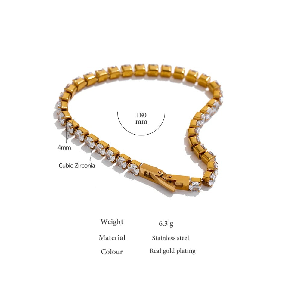 Tennis Chain Bracelet