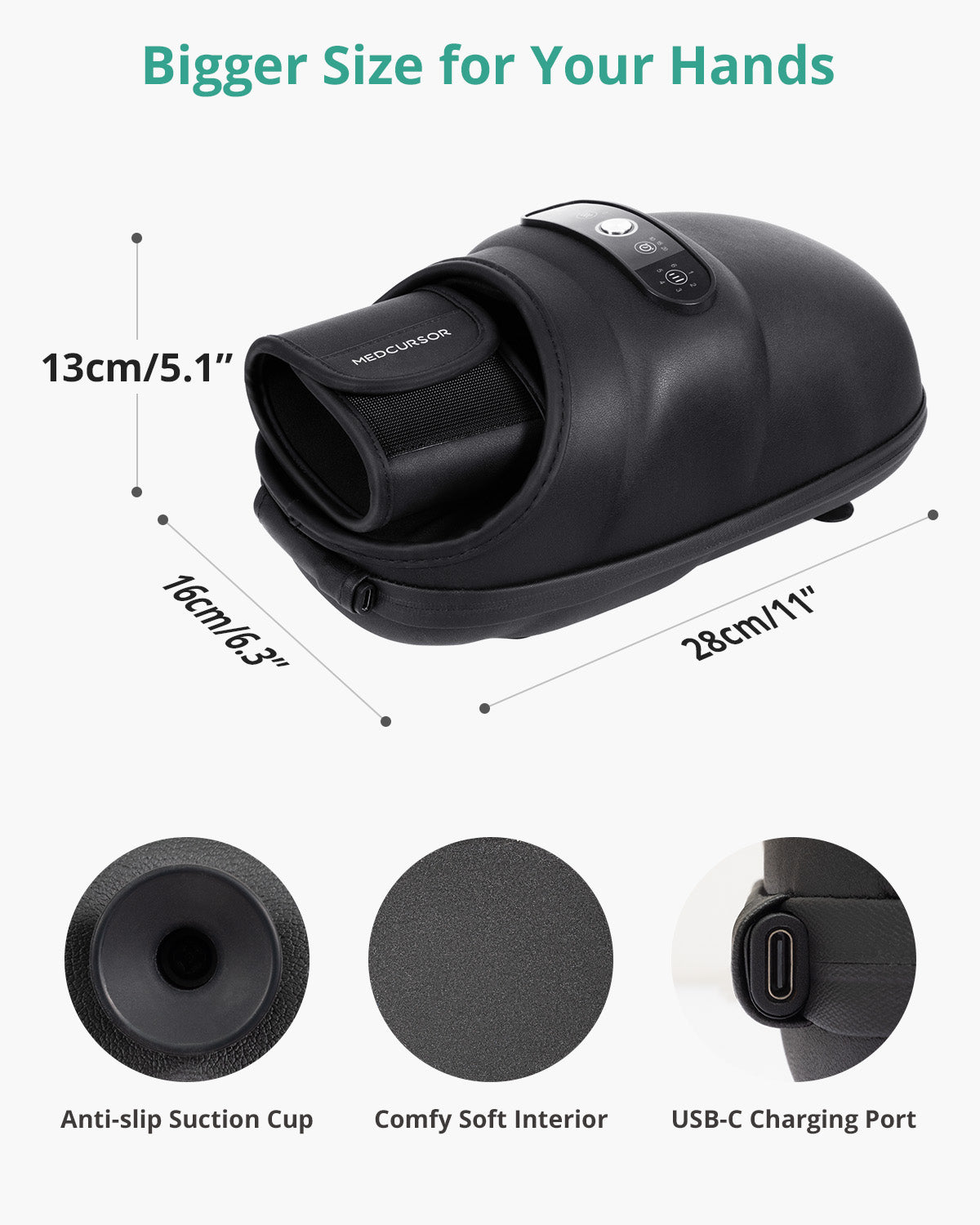 Hand Massager with Heat and Compression