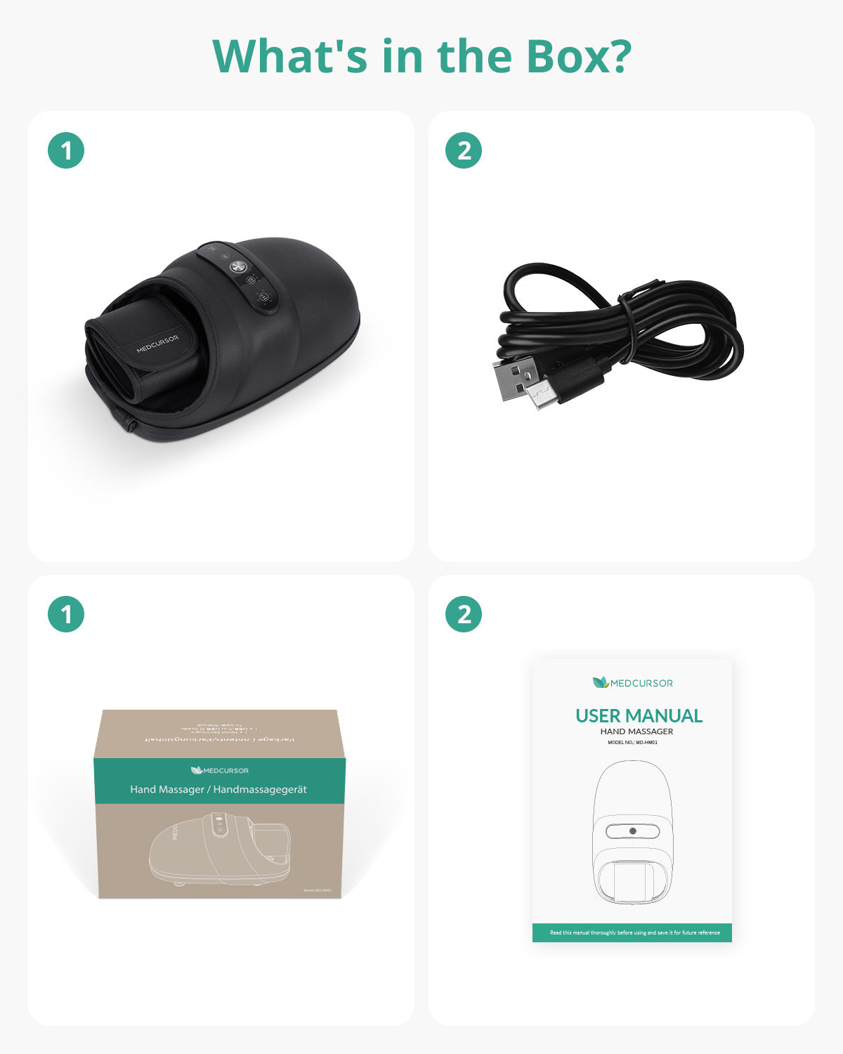 Hand Massager with Heat and Compression