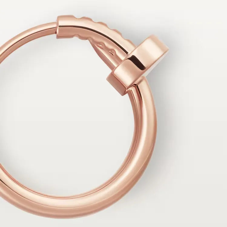 Mini Hoop Earring Rose Gold Vermeil Single Piece