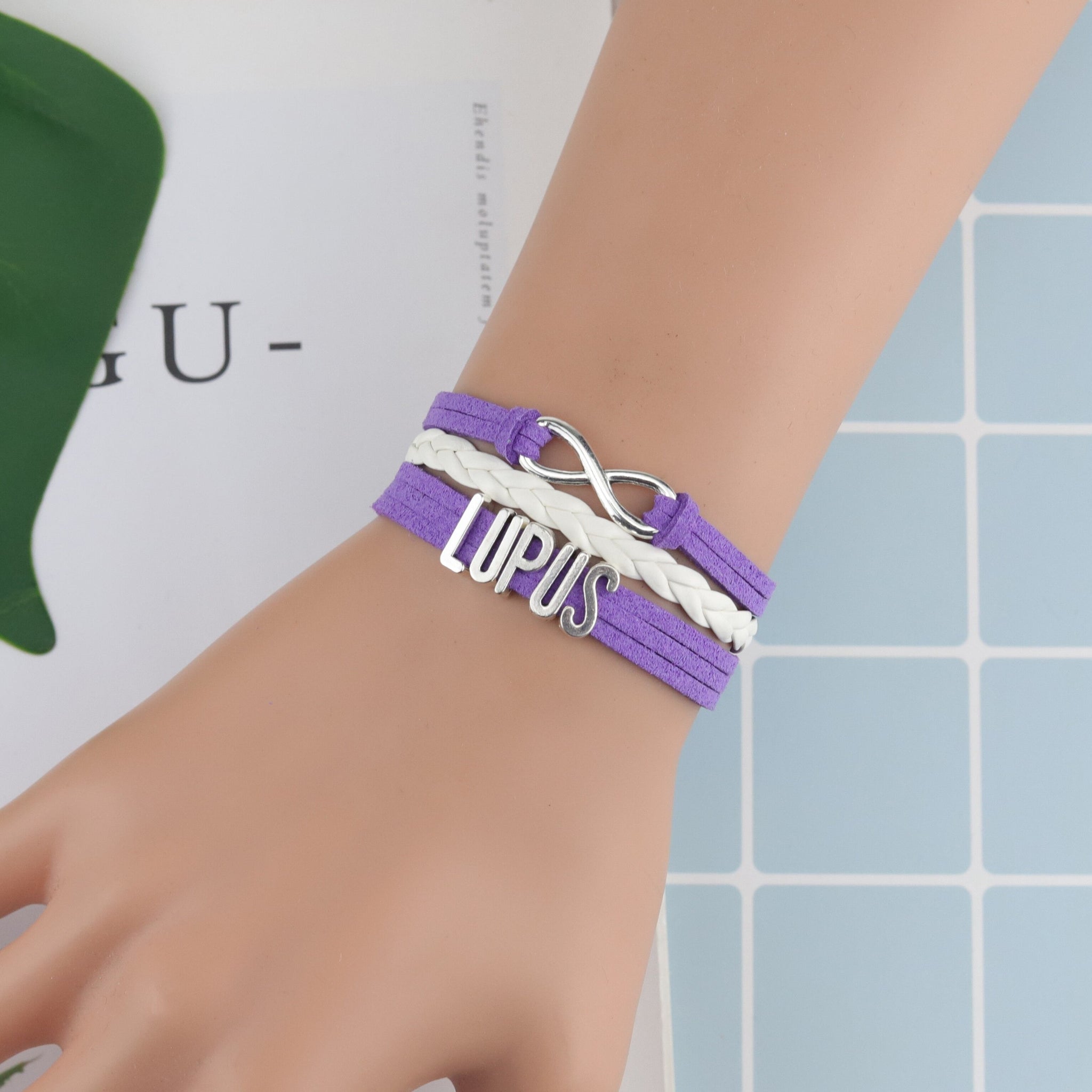 Lupus Awareness bracelet