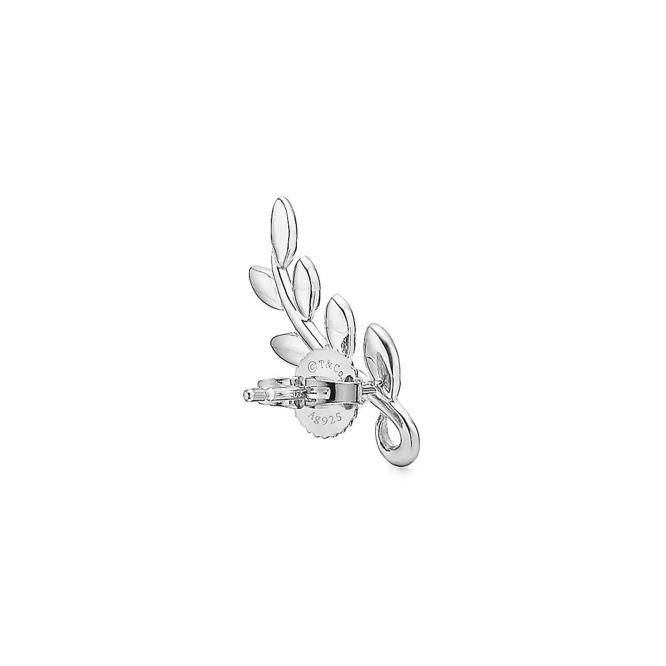 Paloma Picasso Olive Leaf Silver Earrings