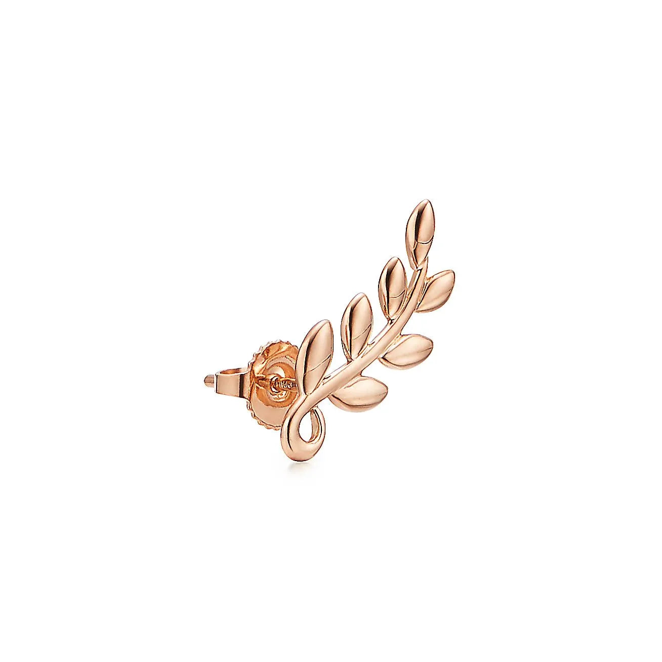 Paloma Picasso Olive Leaf Silver Rose Gold Earrings