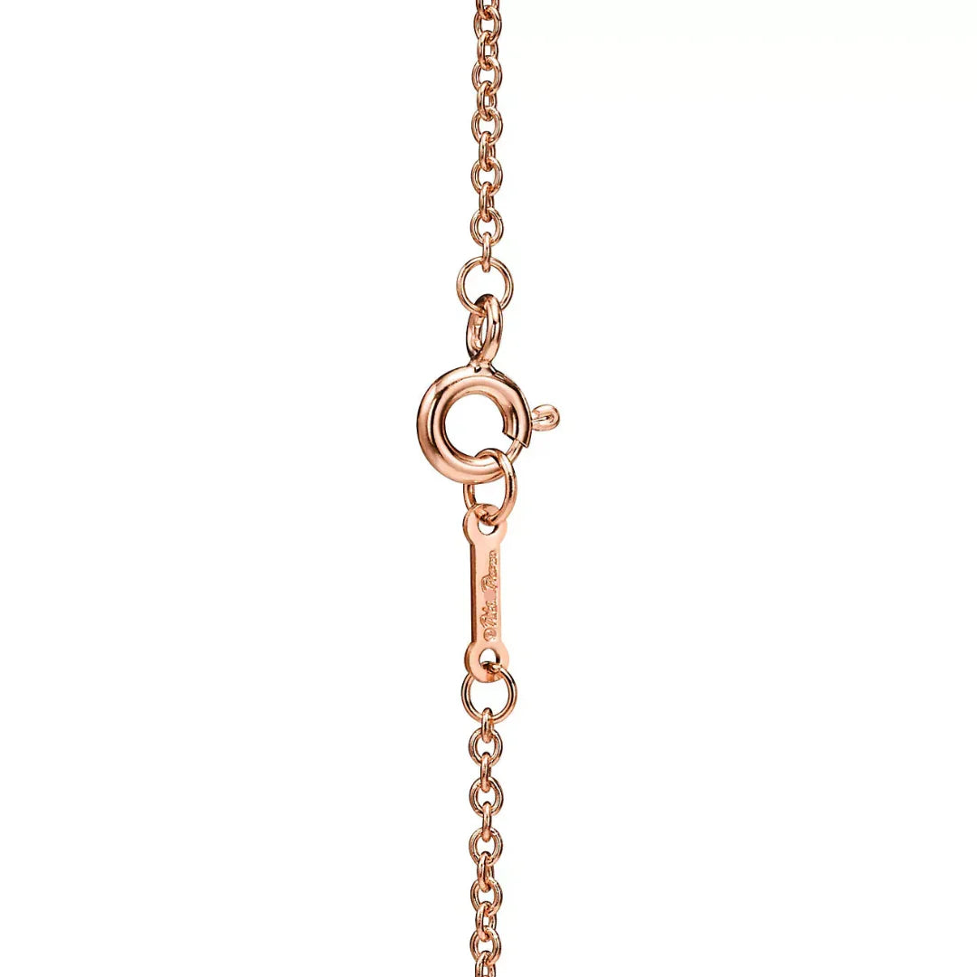 Double Loving Heart Bracelet Rose Gold