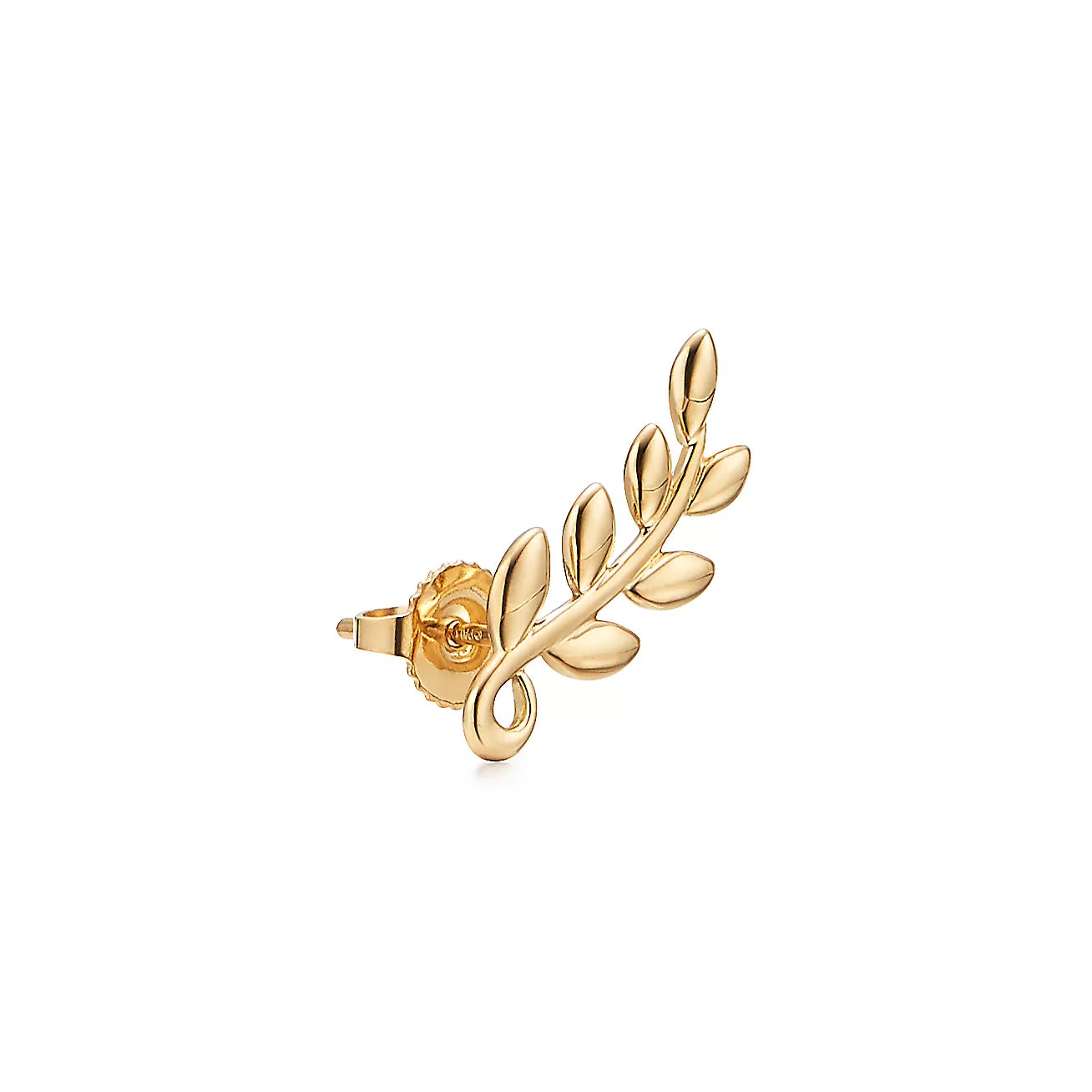 Olive Leaf Climber Earrings