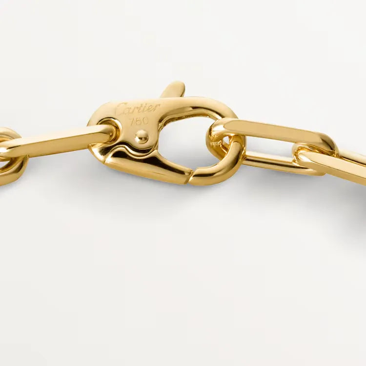 Santos Chain Bracelet Yellow Gold Vermeil Medium