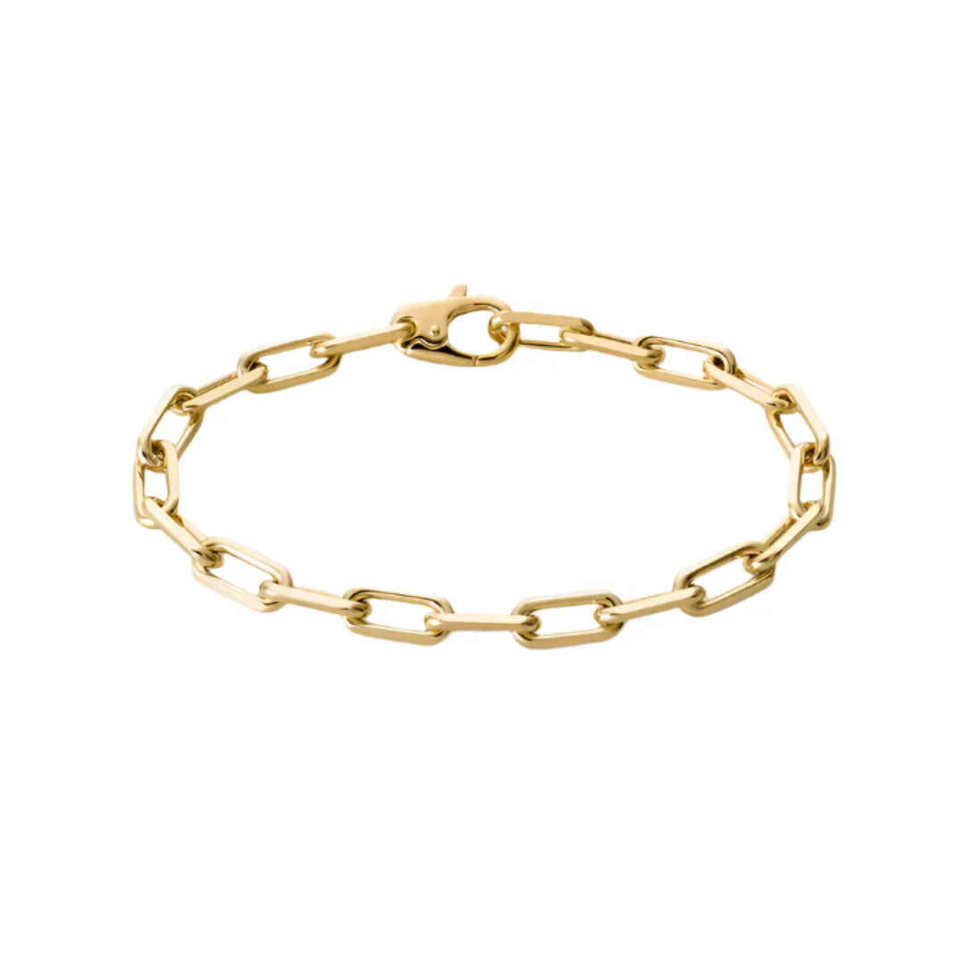 Santos Chain Bracelet Yellow Gold Vermeil Medium